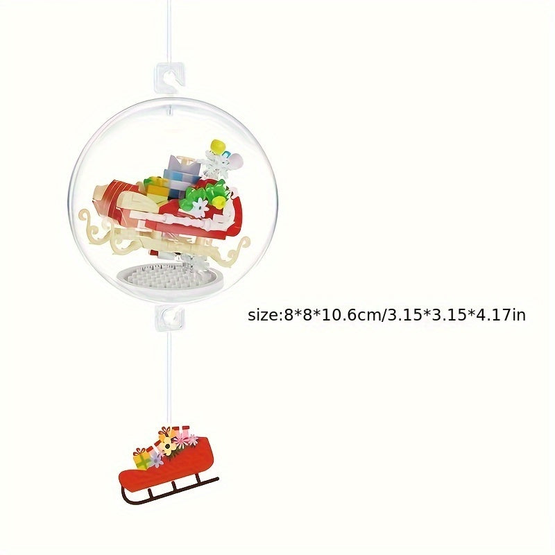 Christmas Tree Pendant Building Block Toys - Set of 6