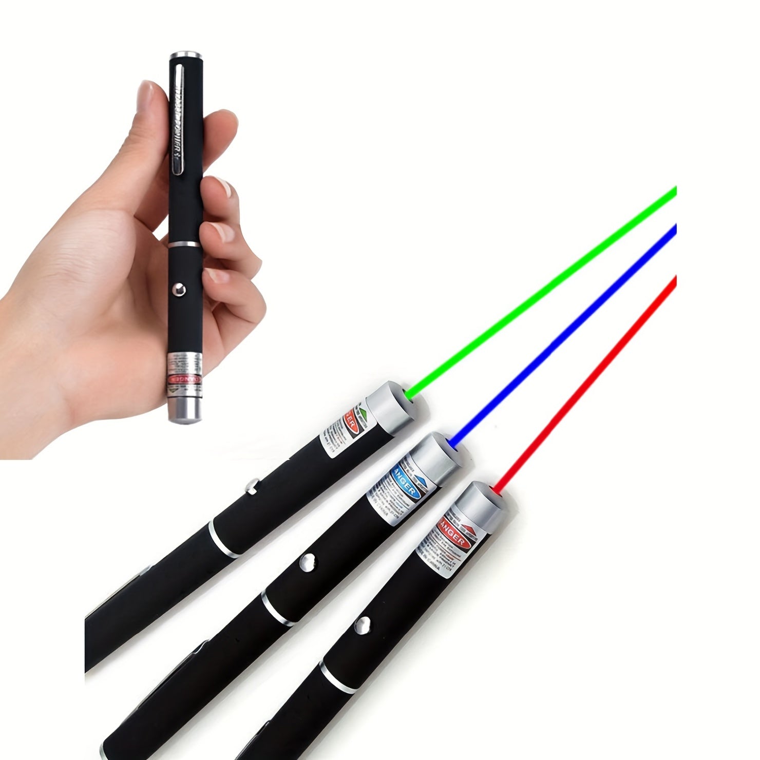 High Power Laser Pen Red Green Purple Dot Light Pointer