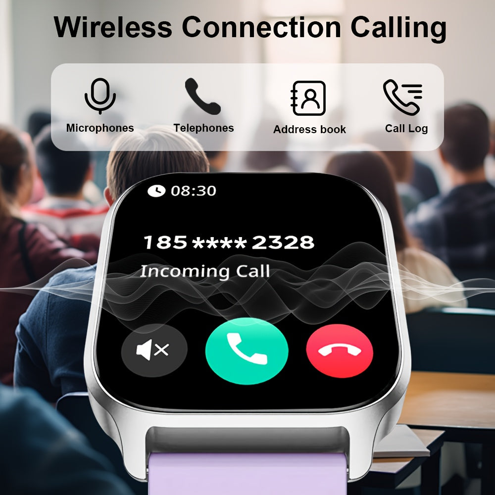 LAXASFIT Smartwatch Wireless Calling Fitness Tracker 5 Full Touch Screen