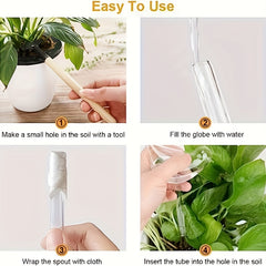 3pcs Bird Shape Plant Waterer Bulbs - Self Watering Globes