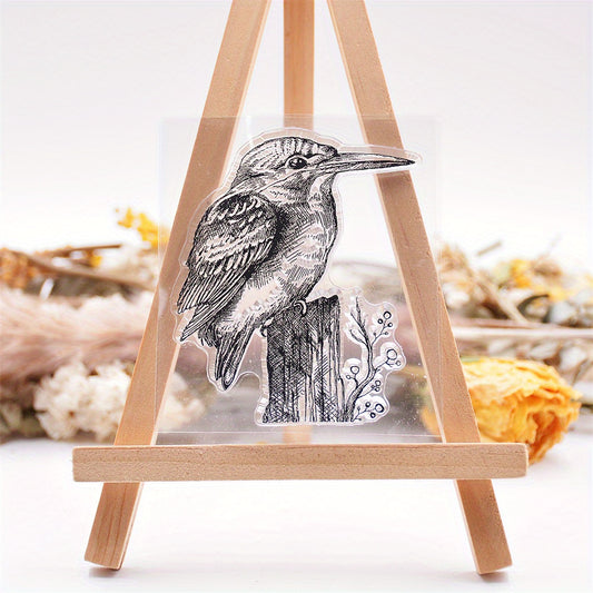 Bird Background Transparent Stamp