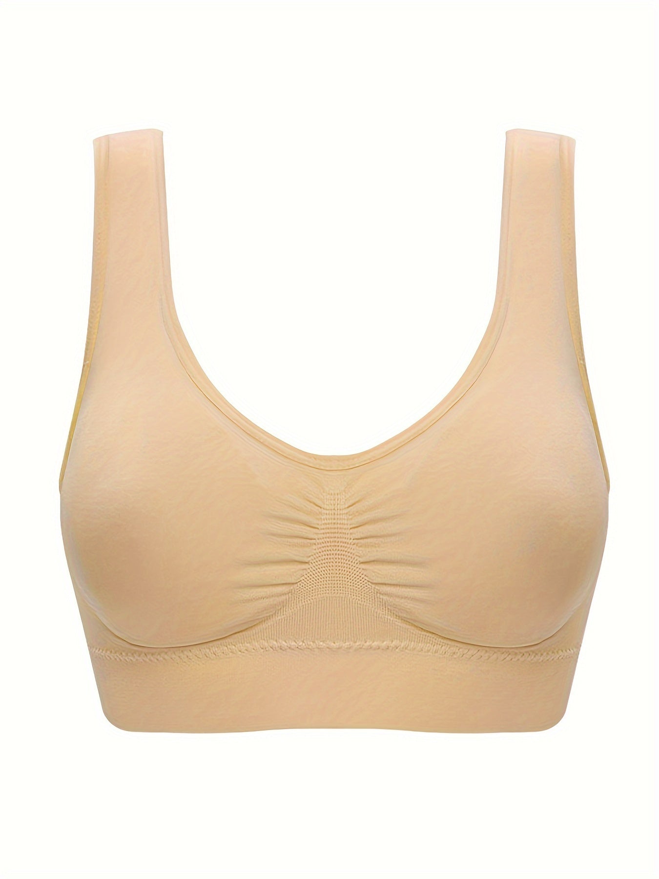 Plus Size Sports Bra Seamless Wireless Running Yoga Bra