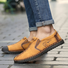 Men's Lightweight Stitching Slip-On Walking Shoes