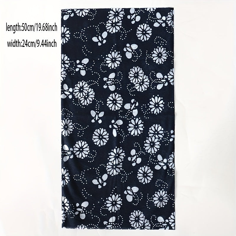 Multifunctional Cycling Headscarf with Print for Men
