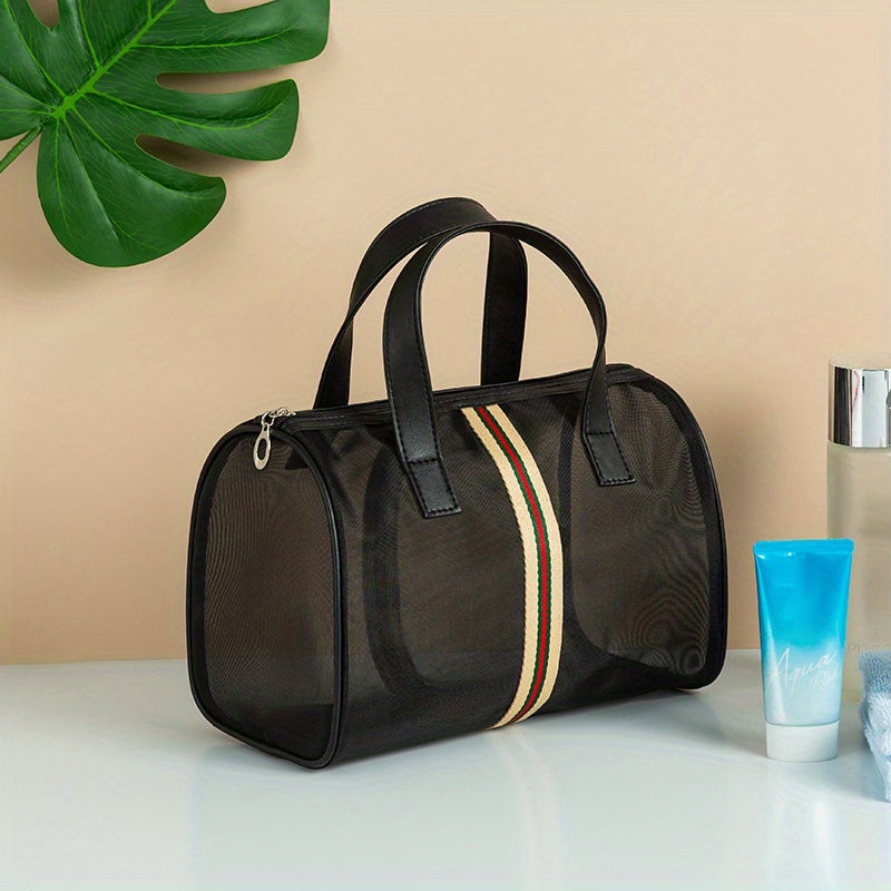 Mesh Makeup Bag Travel Bag Large Capacity Toiletry Bag For Cosmetics