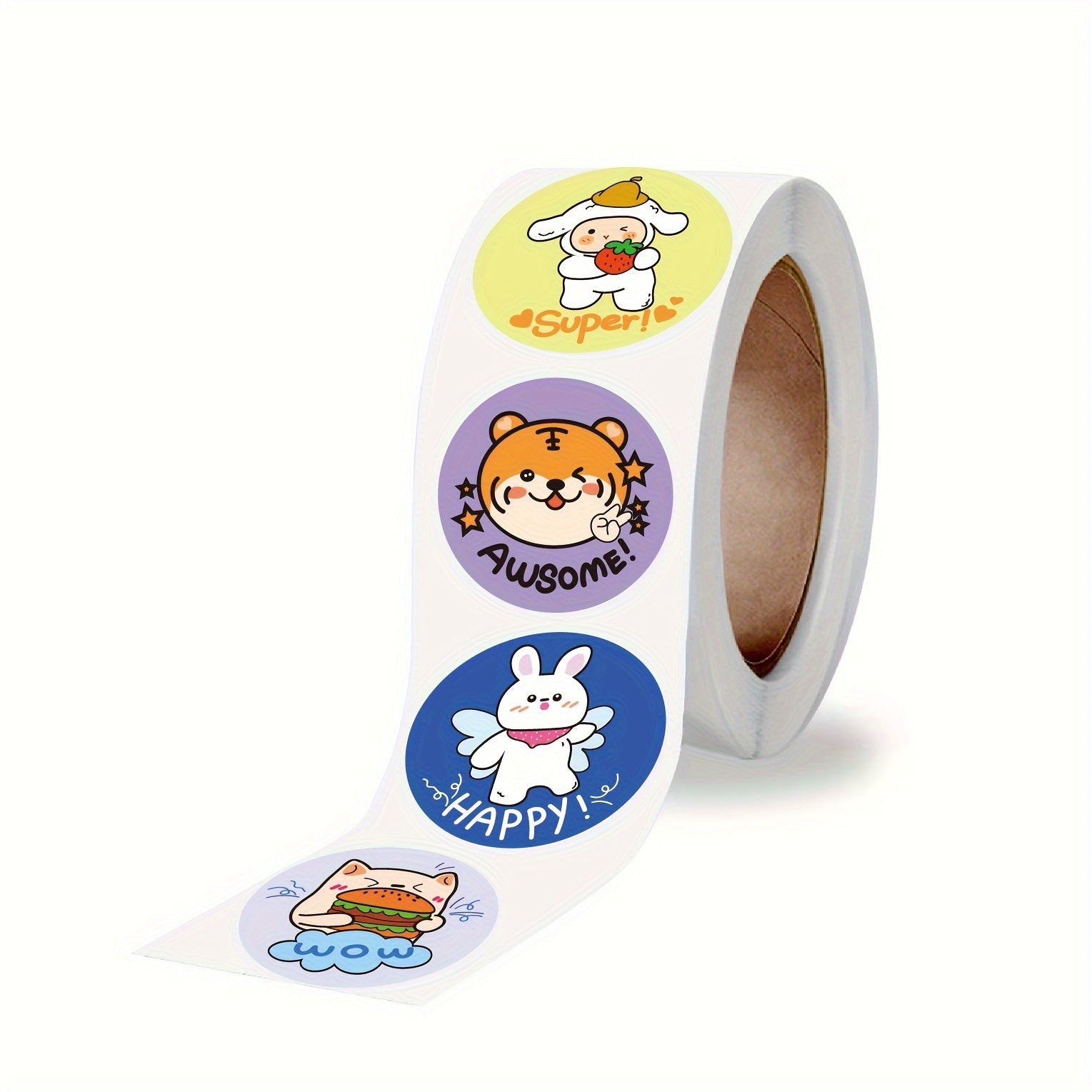 200pcs Animal Reward Stickers for Teachers, Adults - Self-adhesive
