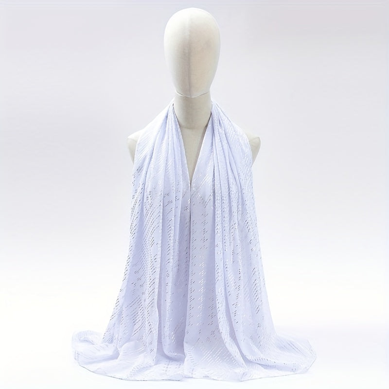 Boho Hot Stamping Scarf Hijab Vintage Turban Women Shawl