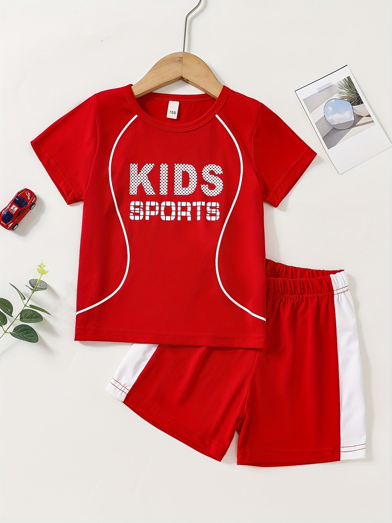 Boys Sports T shirt & Shorts Set for Summer