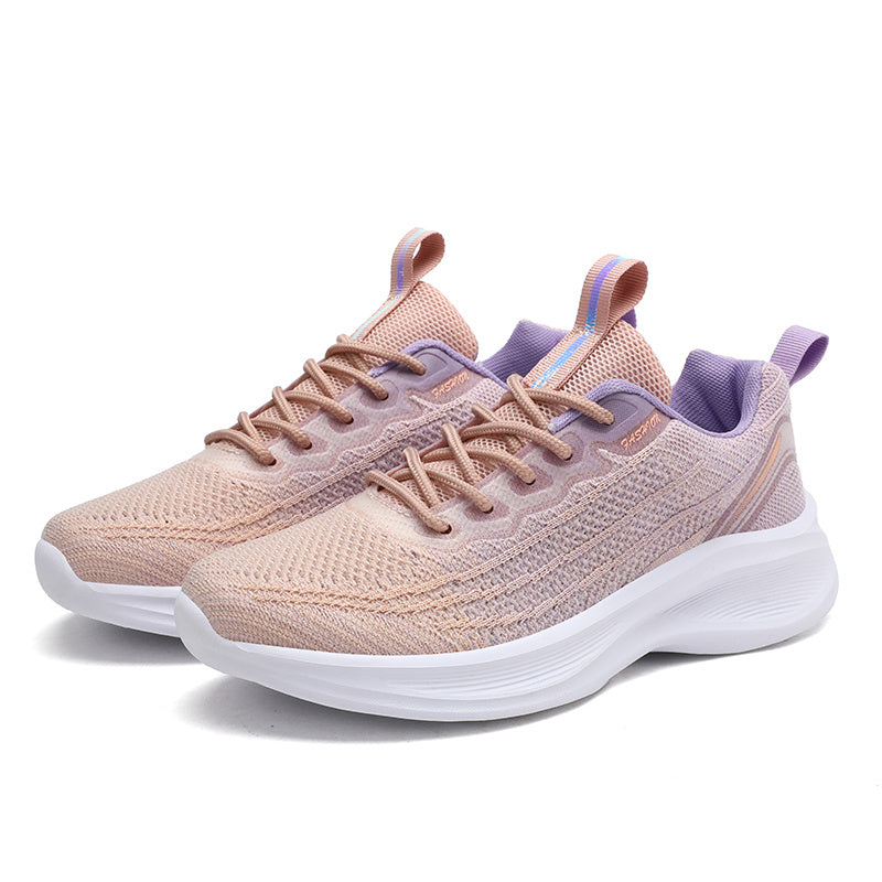 Women's Lace up Outdoor Running Shoes Casual Sneakers
