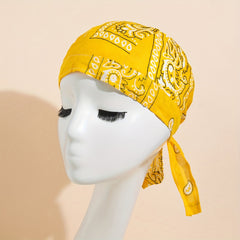 Unisex Paisley Print Durag Skull Cap Hip Hop Biker Motorcycle Bandana