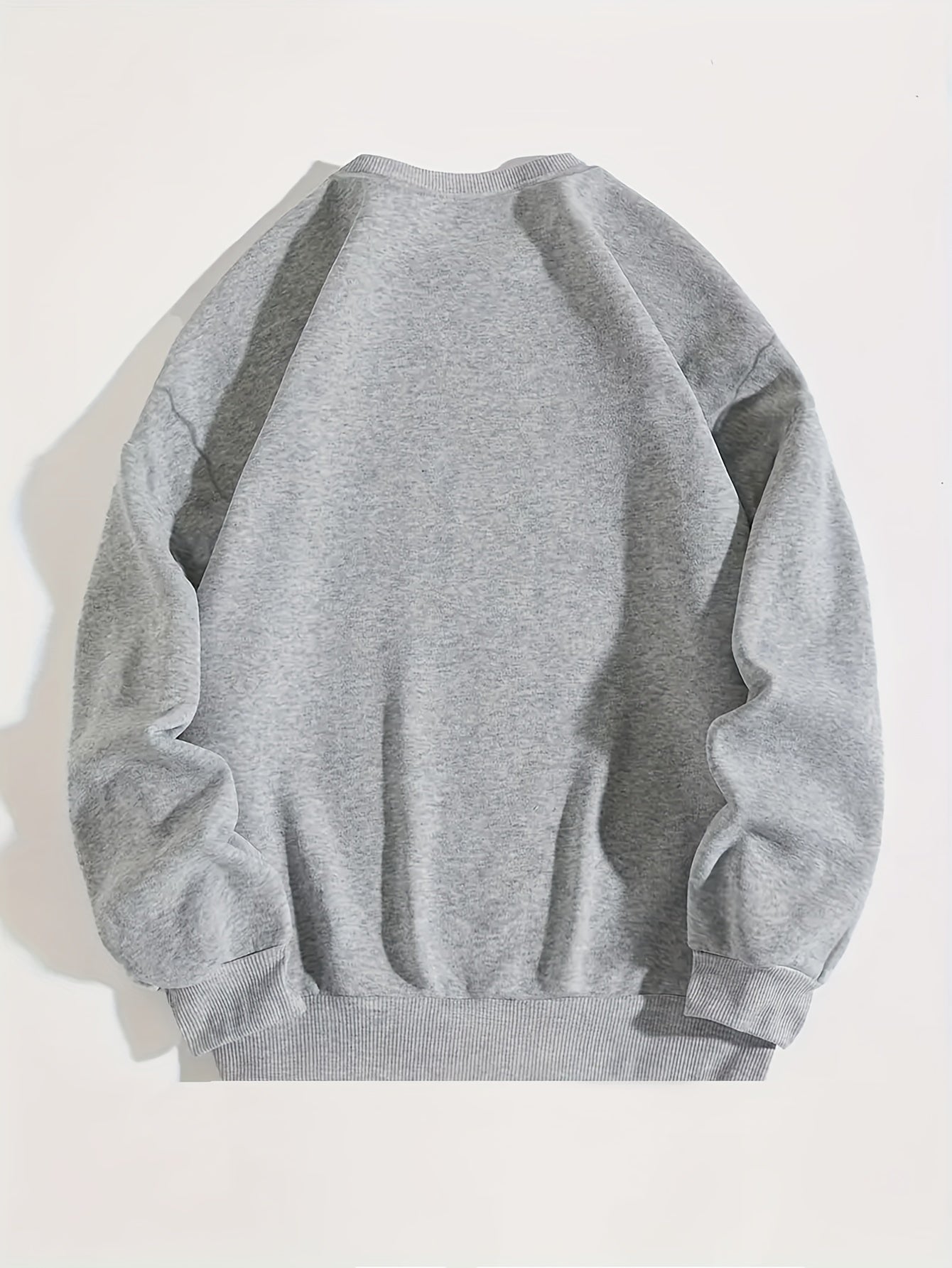 Christmas Print Men's Crew Neck Long Sleeve Sweatshirt Casual Wear