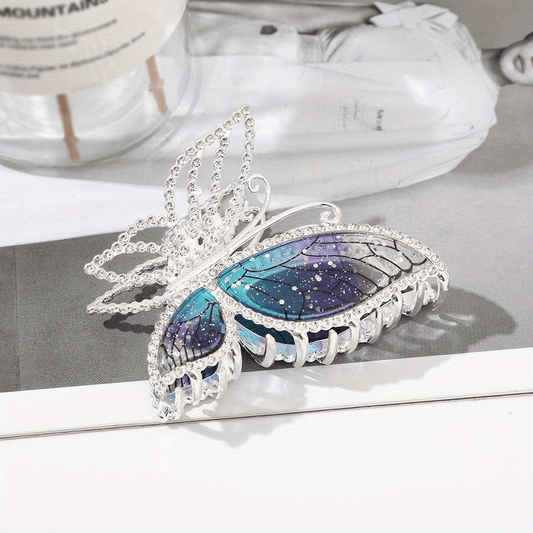 Glitter Rhinestone Hair Claw Clips Strong Hold Barrettes Hair Accessories Women