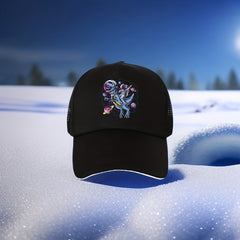 Astronaut Riding Dinosaur Men's Baseball Cap Outdoor Mesh Hat