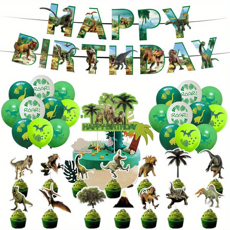 Dinosaur Birthday Party Decoration Set