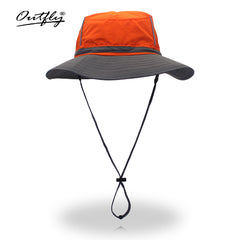 Men's Fisherman Hat Sunscreen Wide Brim Hat Spring Summer Outdoor Fishing Sunsha