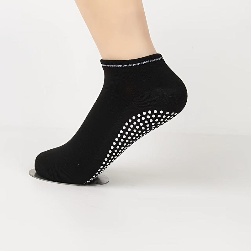 Breathable Non-Slip Yoga Ankle Socks for Women