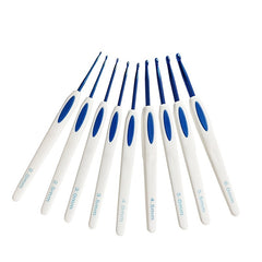 17pcs Chinese Porcelain Crochet Hook Lace Set For Arthritic Hands