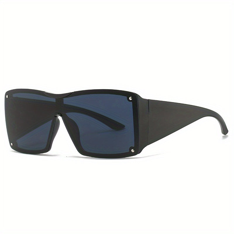 Y2K Sunglasses Cyberpunk Gradient Shield Glasses UV400