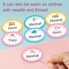 24pcs Boy Custom Name Tag Sticker MEDIUM 4.5x3cm Sewing Clothing Label