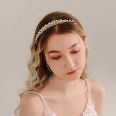 Faux Pearl Rhinestone Hairband Headband Party Favor Decorations