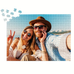 Custom Wooden Puzzle Photo Painting Personalized Portrait Gift