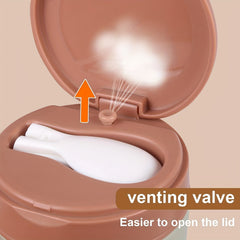 Insulated Food Box Spoon Stainless Leak-proof Portable Bowls