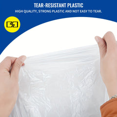 Clear Plastic Drop Cloth 9x12 Feet Waterproof Dust Proof Furniture Cover Tarps