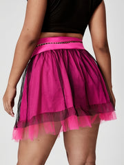Punk Skirt Women's Mesh High Rise Mini Balletcore