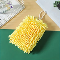 Chenille Hanging Towel for Quick Drying Hands Thick Absorbent Wash Cloth