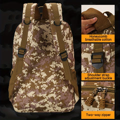 Large Capacity Camouflage Backpack for Outdoor Travel