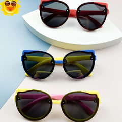 Kids Cat Eye Sunglasses TR90 UV400 Outdoor Decorative Sunglasses