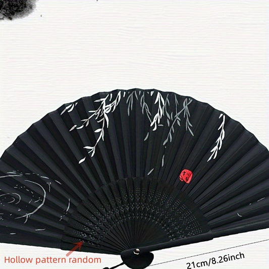 Chinese Style Folding Fan Dance Fan Women Summer Retro Classical Decorative Fan