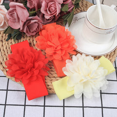 Fabric Mesh Flower Headband for Baby Party