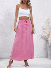 Summer Maxi Skirt High Waist Long Women's Clothing