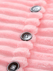 Baby Girl Hooded Warm Jumpsuit with Ears