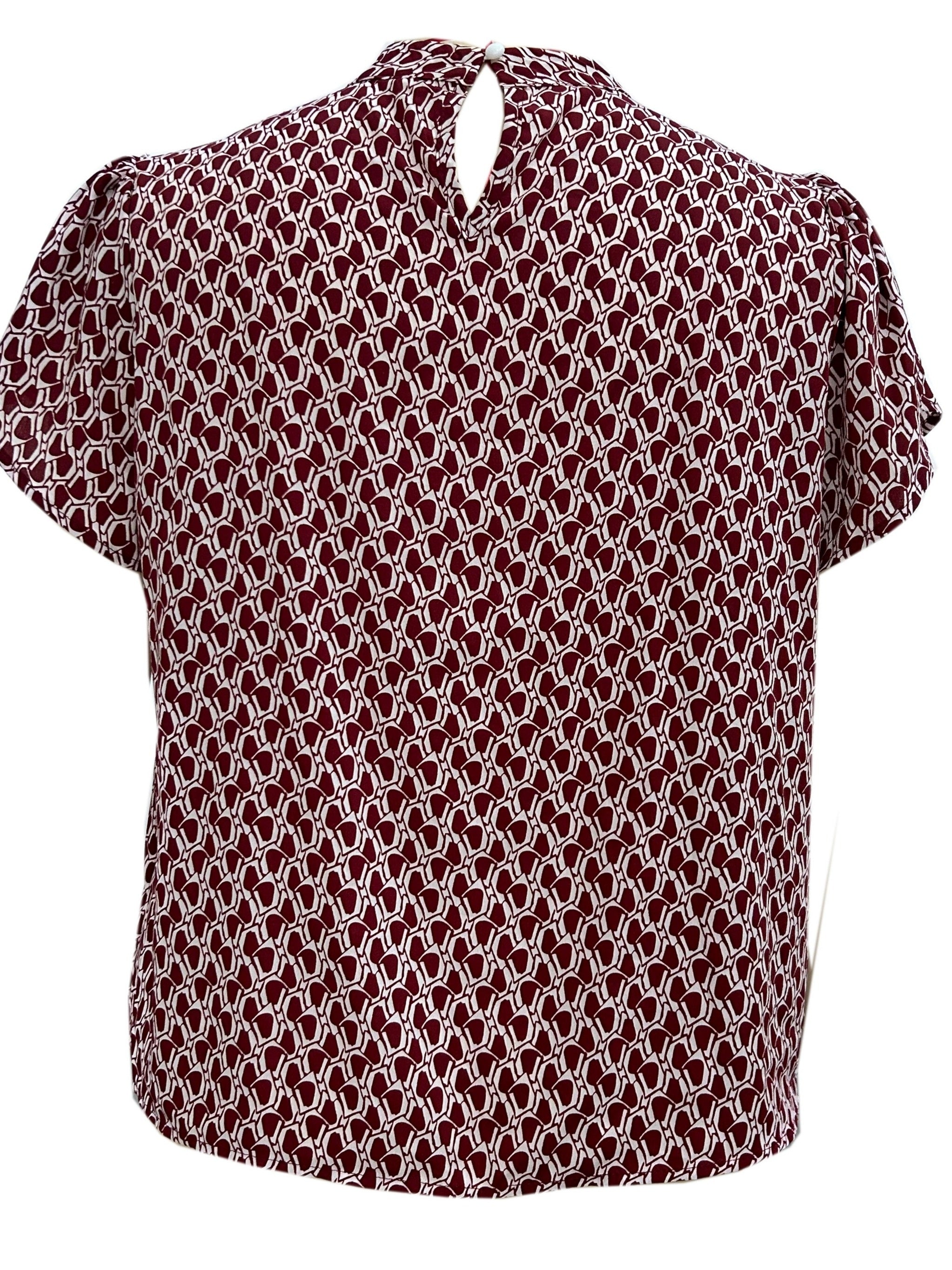 Casual Blouse Women's Plus Stand Collar Ruched Blouse