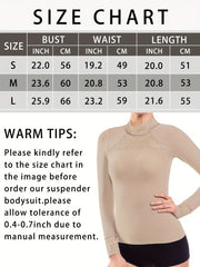 Lace Shaping Top Long Sleeve Slimming Underwear