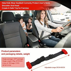 Adjustable Child Safety Belt with Anti-collision and Anti-strangulation Features