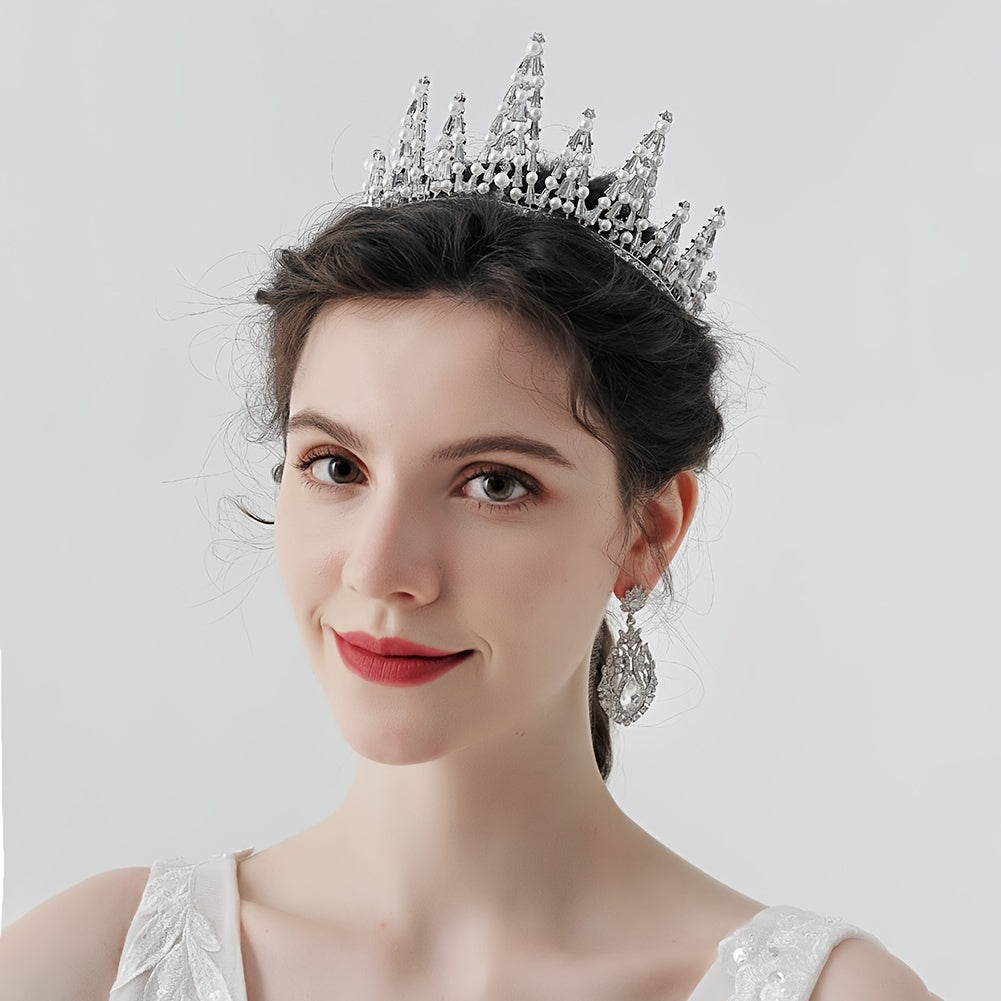 Baroque Crown Hairband Headband Princess Tiara Wedding Birthday