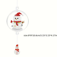 Christmas Tree Pendant Building Block Toys - Set of 6