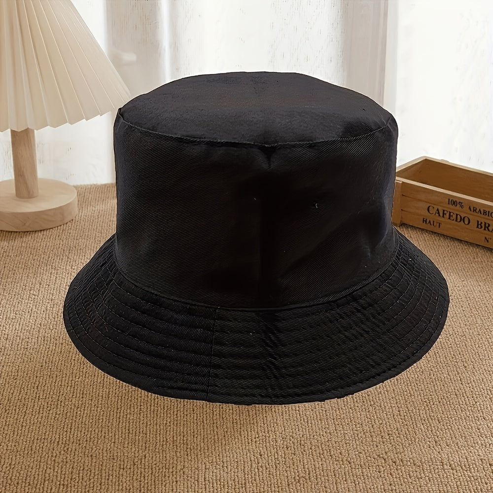 Versatile Mushroom Print Sunshade Bucket Hat for Daily Shopping