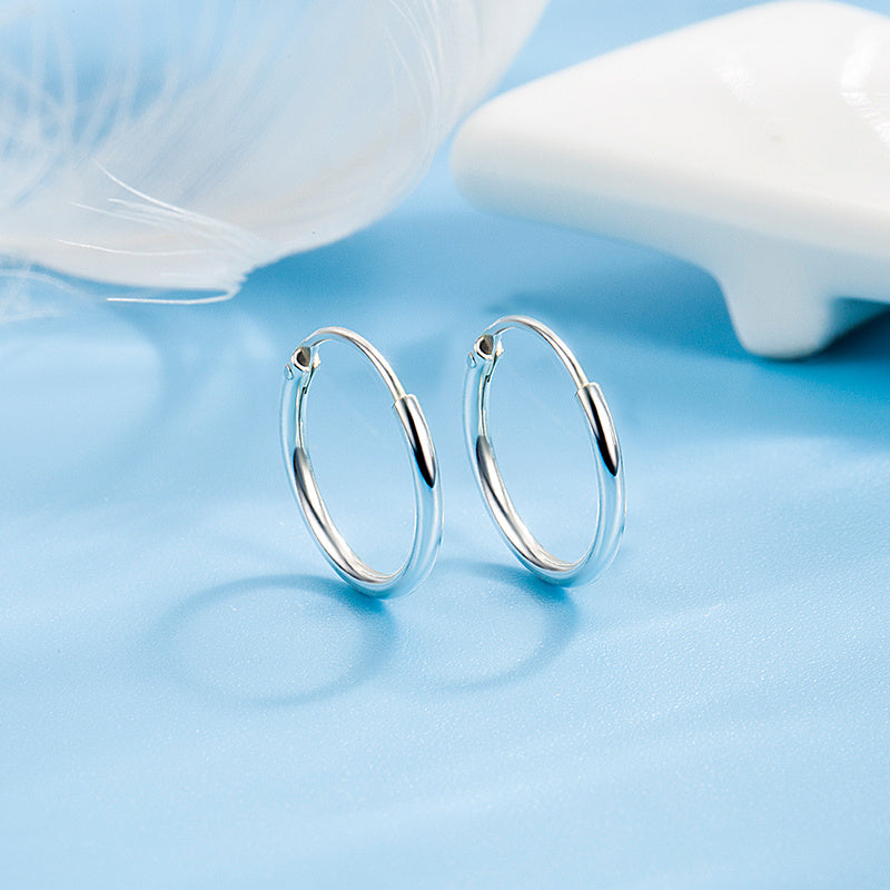 3pcs Kids Silver Earrings Set, Anti-Allergy, Ideal Holiday Gift