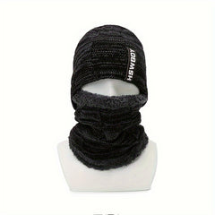 Winter Beanie Hat and Neck Gaiter Set with Ear Protection Face Cover