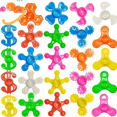 35pcs Mini Spinning Top Toys Fun School Prizes Rewards Handheld Spinning Toys