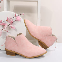 Stylish V Cutout Chelsea Boots for Women