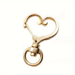 Heart Shape Buckle Jewelry Accessories Metal Love Keychain