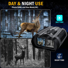 Night Vision 4K Infrared Digital Binoculars 4000mAH Rechargeable