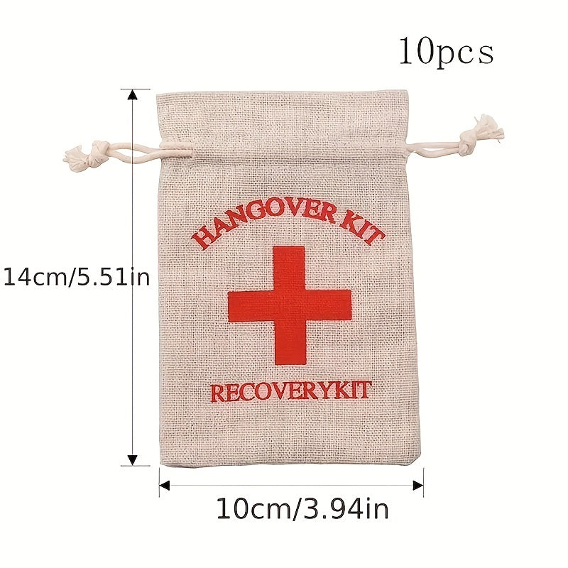 5pcs Hangover Kits Bachelorette Party Favors Weddings Bridal Showers Birthdays