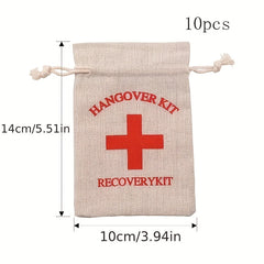5pcs Hangover Kits Bachelorette Party Favors Weddings Bridal Showers Birthdays