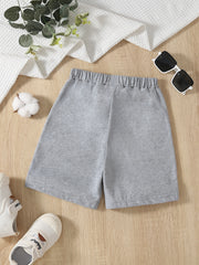 Boys Shorts Drawstring Waist Pocket Casual Summer Kids Clothes
